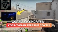 Canlı Yayında CS:GO Oynayan Yayıncının Kafasına Tavan Çöktü