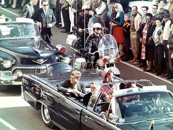 6. ABD Başkanı John F. Kennedy'nin suikastı.