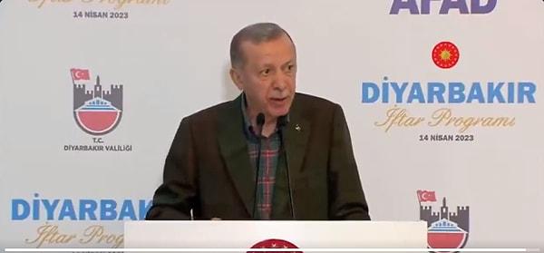 Cumhurbaşkanı Recep Tayyip Erdoğan ve Cumhur İttifakı’nda bulunan partilerin genel başkanları, Diyarbakır’da düzenlenen iftar programına katıldı.