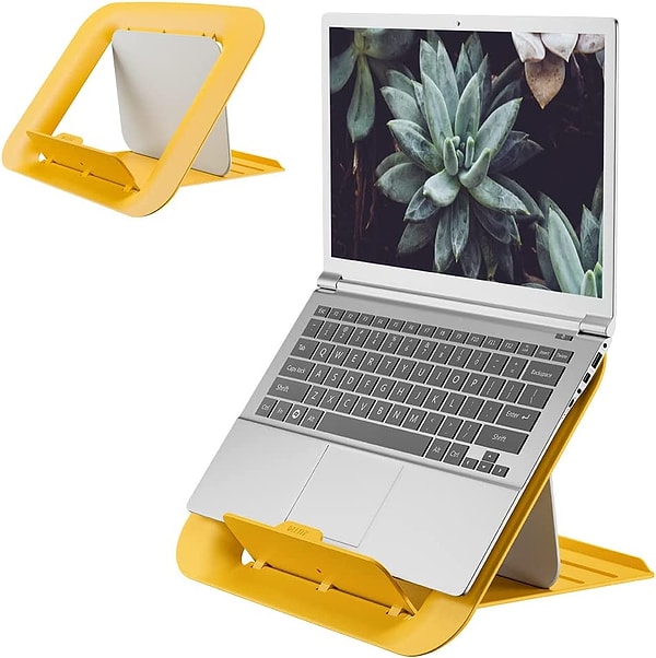 5. Sarı laptop standı.