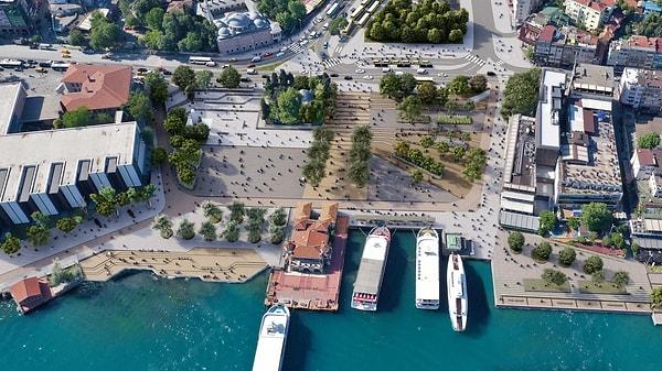 İstanbul Büyükşehir Belediyesi, Beşiktaş Meydanı için hazırladığı projenin görsellerini paylaştı.