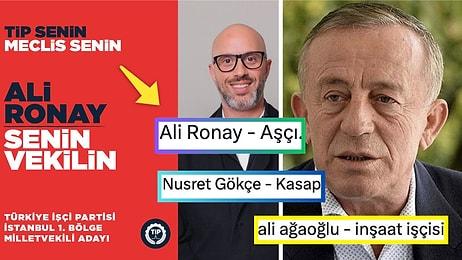TİP'in 'Aşçı' Olarak Tanıttığı İstanbul 1. Bölge Milletvekili Adayı Ali Ronay Goygoycuların Diline Düştü!