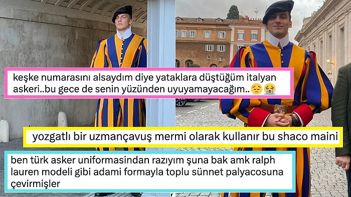 Beğendiği İsviçreli Askeri Twitter'da Paylaştığına Bin Pişman Edilen Kadın ve Kullanıcıların Efsane Cevapları!