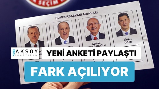 Aksoy Araştırma Nisan Ayı Anket Sonuçlarını Açıkladı: Fark Büyüyor