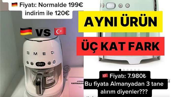 Almanya'da Çeyiz Alışverişi Yapan Bir TikTok Kullanıcısının Yaptığı Fiyat Kıyaslaması Viral Oldu