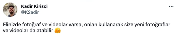 Üstelik paylaşımında yalnızca eski sohbetlere dayanan bir düz bir konuşmadan değil, daha fazlasından bahsediyordu...