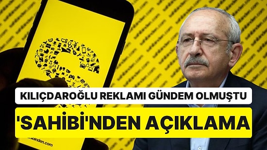 Sahibinden.com'dan 'Kılıçdaroğlu Reklamı' Açıklaması