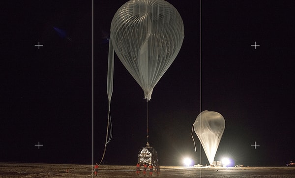 Helyum ve hidrojenle doldurulan balonlar iki pilotla beraber Fransa'dan kalkacak ve stratosfere doğru 25 kilometre kadar yükselecek.