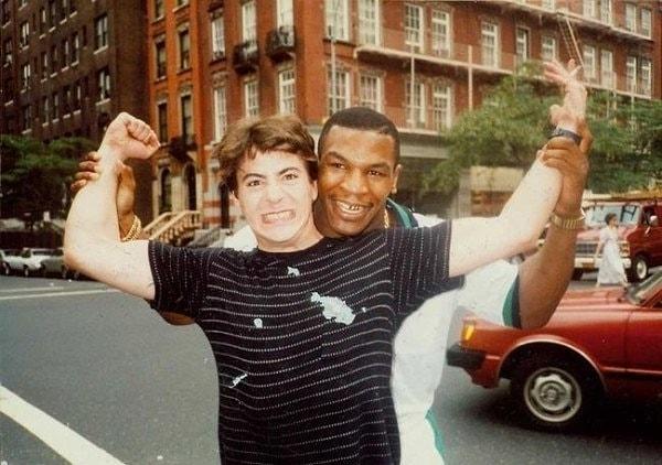 15. Robert Downy Jr, babasının arkadaşı Mike Tyson ile birlikte: