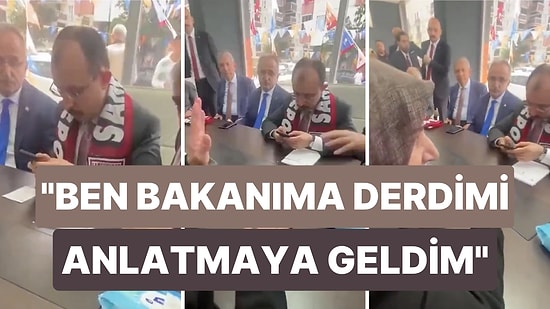 Bir Kadın Derdini Anlatırken Telefonu ile İlgilenen Bakan Mehmet Muş Tepki Çekti