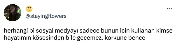 Mevzu bahis kişinin sosyal medyayı tek yönlü kullanması da başka bir konu...