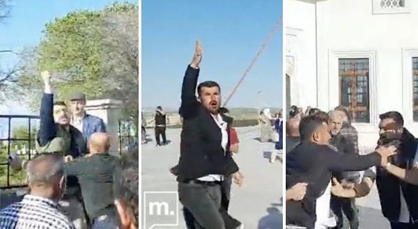 Kılıçdaroğlu, Adıyaman'da Sahabe Safvan Bin Muattal Türbesi'nde protesto edildi.