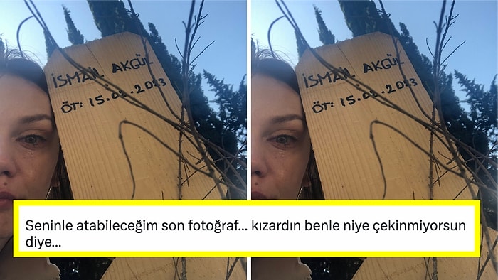 Depremde Kaybettiği Sevgilisini Bayramda Ziyaret Eden Kübra'nın Fotoğrafı Karşısında Yüreğiniz Burkulacak!