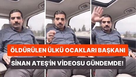 Öldürülen Eski Ülkü Ocakları Başkanı Sinan Ateş'in 23 Nisan Videosu Ortaya Çıktı!