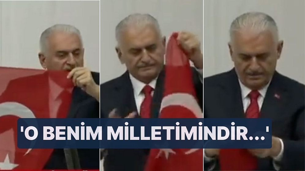 Binali Yıldırım, İstiklal Marşı'nı Kağıda Bakarak Yanlış Okudu: 'O Benim Milletimindir...'