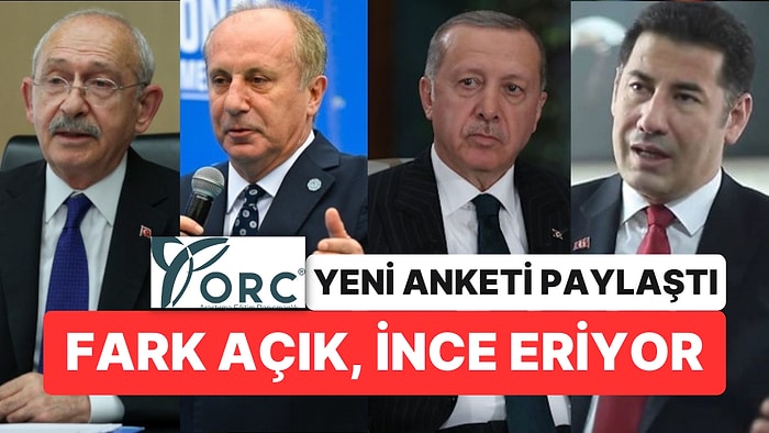 ORC'den Yeni Seçim Anketi: Muharrem İnce Eriyor