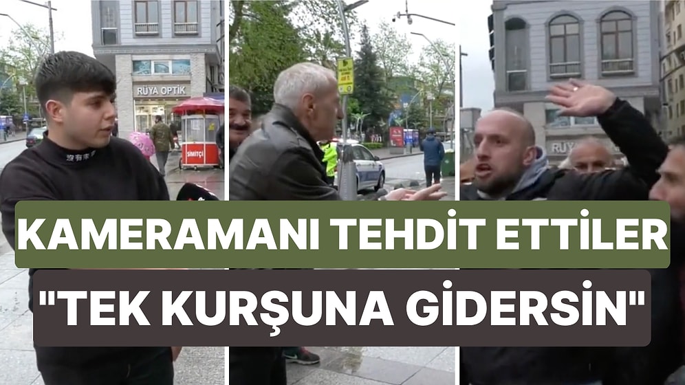 Rize'de Bir Sokak Röportajı'nda Hem Bir Gence Hem de Röportajı Yapan Ekibe Saldırıp Tehditler Yağdırdılar
