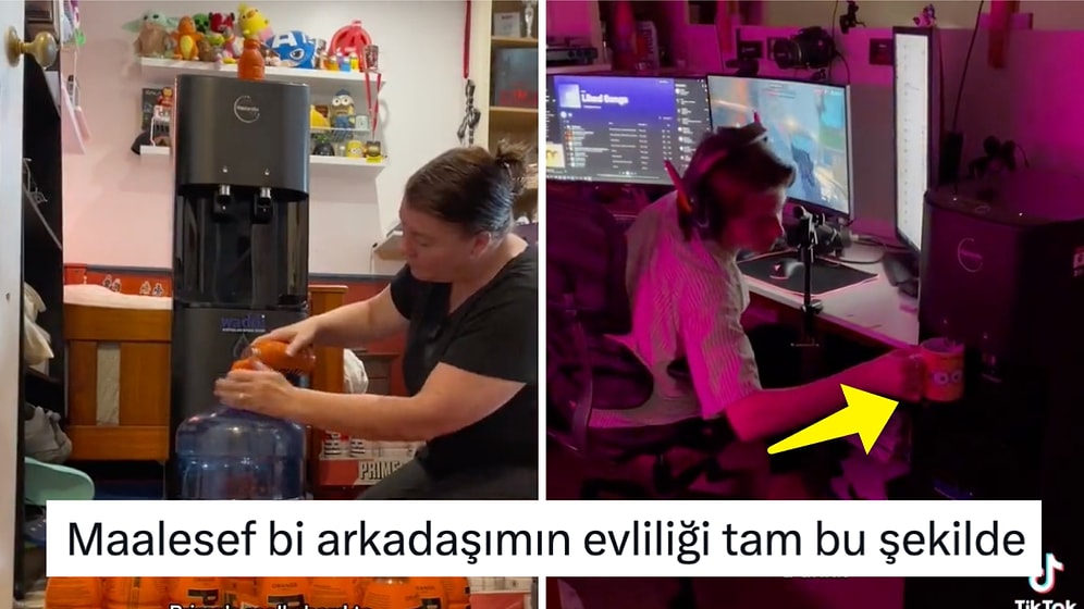 Gamer Oğlu Odasından Çıkmadan Sıvı Tüketebilsin Diye Sebil Alarak Seviye Atlayan Anne