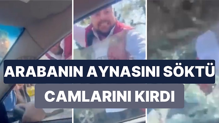 Yol Verme Meselesi Yüzünden Tartıştığı Aracın Camlarını İndirdi Sahibine Küfürler Yağdırdı