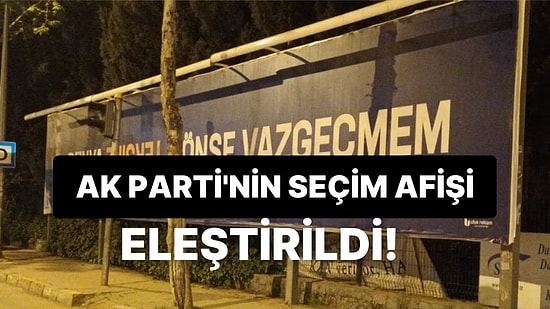 Depremin Vurduğu Adıyaman'da AK Parti'nin Astığı Seçim Afişi Gündem Oldu!