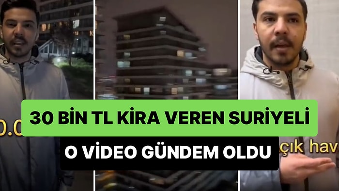 30 Bin TL Kira, 5 Bin TL Aidat Veren Suriyeli Adamın Gündem Olan Ev Gezdirme Videosu