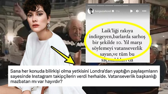 Londra'da Yaşayan Bergüzar Korel Bu Kez de Laiklik ve Rakı Konusunda Fikir Beyan Edince Ortalık Fena Karıştı