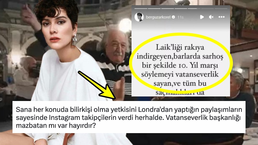 Londra'da Yaşayan Bergüzar Korel Bu Kez de Laiklik ve Rakı Konusunda Fikir Beyan Edince Ortalık Fena Karıştı