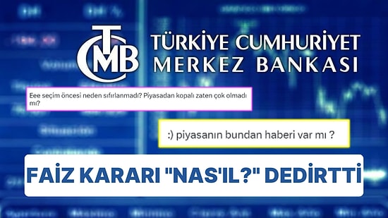 Merkez Bankası'nın Faiz Kararına Sosyal Medya Tepkileri Gecikmedi