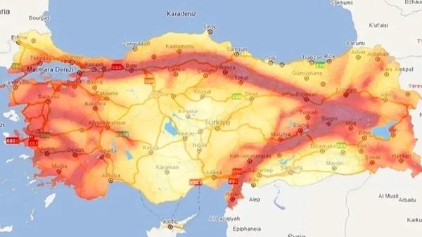 Türkiye'de Kuzey Anadolu, Batı Anadolu ve Doğu Anadolu Fay Hattı olmak üzere üç büyük fay hattı bulunduğundan dolayı sık sık depremler meydana gelilyor.