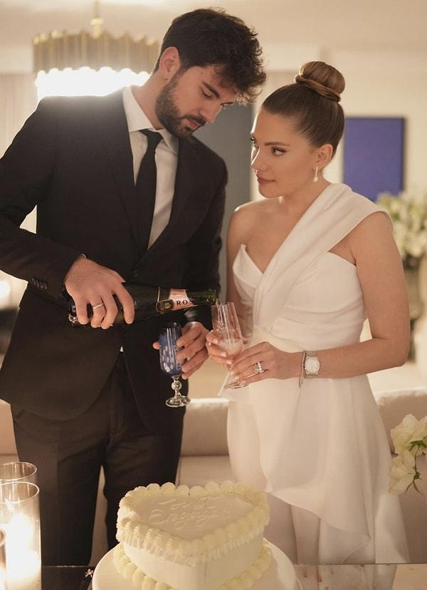 Adeta peri kızı olan Eda Ece, nişanından kareleri Instagram hesabından paylaştı.