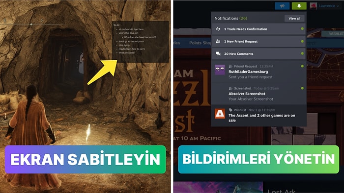 Steam'in Oyun İçi Arayüzü Değişti: Oyun Oynarken İnternette Gezinmek Mümkün