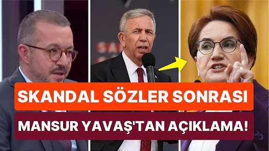 Onur Erim'in A Haber Canlı Yayınında Meral Akşener İçin Sarf Ettiği Skandal Sözlere Mansur Yavaş'tan Tepki!