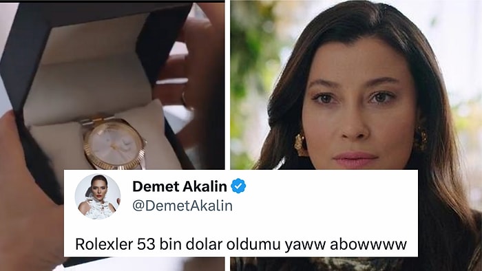 Kızılcık Şerbeti'ndeki Hediye Saatin 53 Bin Dolarlık Değeri Karşısında Demet Akalın Şaşkınlığını Gizleyemedi