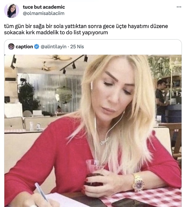 9. Çünkü yarın yeni hayatımın ilk günü...