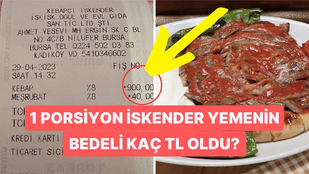 Yapılan Zamlar Sonrası İskender'in Fiyatı Aldı Başını Gitti: 1 Porsiyonun Bedeli Dudak Uçuklattı!