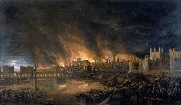10. İngiltere tarihindeki en büyük yangın felaketi olan Büyük Londra Yangını'nda sadece 6 kişi yaşamını kaybetti.