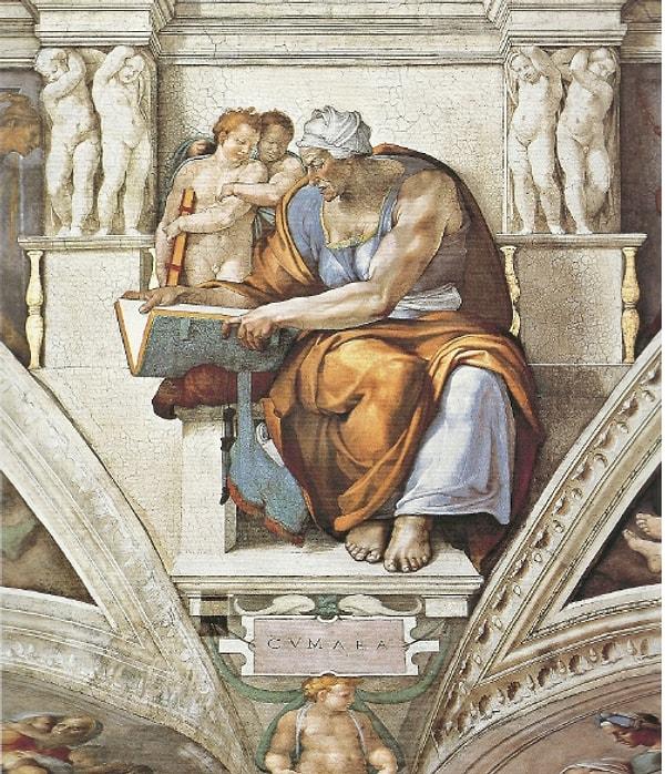 14. Michaelangelo- "Frescoes on the Vault of the Sistine Chapel (1508-1512)"