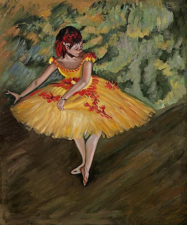 5. Edgar Degas- "Dancer Making Points"(1878-80)