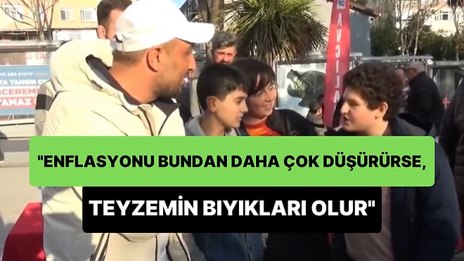 'Enflasyonu Bundan Daha Çok Düşürürse Teyzemin Bıyıkları Olur, Üstelik Teyzem de Yok' Diyen Çocuk