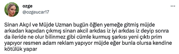 1. Sinan Akçıl'ın yeni şarkısı çıktığı için "Hazır haberi bulmuşken prim yapayım" diye düşündüğünü iddia edenler de vardı