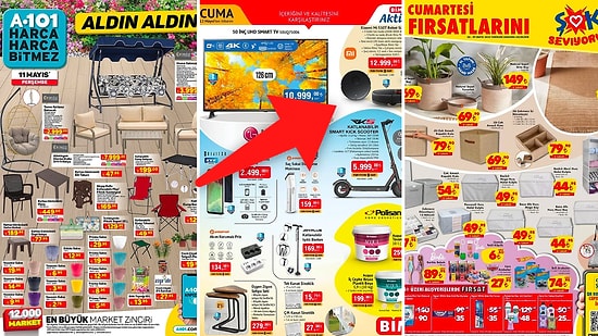 İndirim Günleri Başlıyor! 6 Mayıs- 13 Mayıs Haftasında A101, BİM ve ŞOK Aktüel Ürünler Listesinde Ne Var?