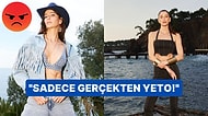 Reklam Afişlerinde Karnı ve Göğsü Boyayla Kapatılan Berrak Tüzünataç Çirkin Saldırıya Tepkisiz Kalmadı!