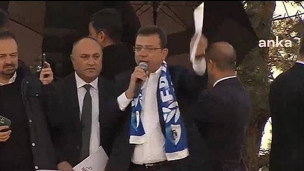 İstanbul Büyükşehir Belediye Başkanı ve Millet İttifakı Cumhurbaşkanı Yardımcısı Adayı Ekrem İmamoğlu'nun Erzurum'daki mitinginde olaylar çıktı.