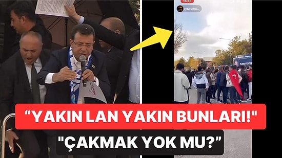 Ekrem İmamoğlu'na Saldırdığı İddia Edilen Kişiler TikTok'ta Yayın Açtı: "Yakın Bunları, Çakmak Yok mu?"