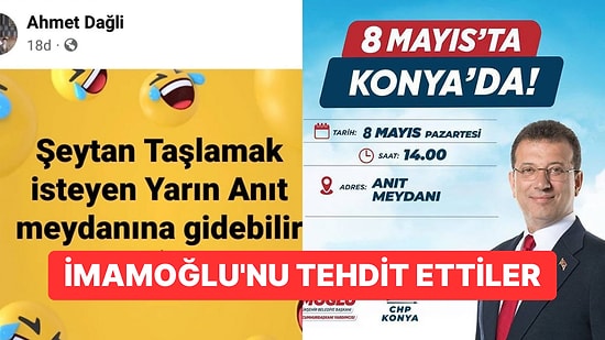 Ekrem İmamoğlu'nun Konya Mitingini Hedef Gösterip 'Şeytan Taşlama Çağrısı Yapan' Provokatörler