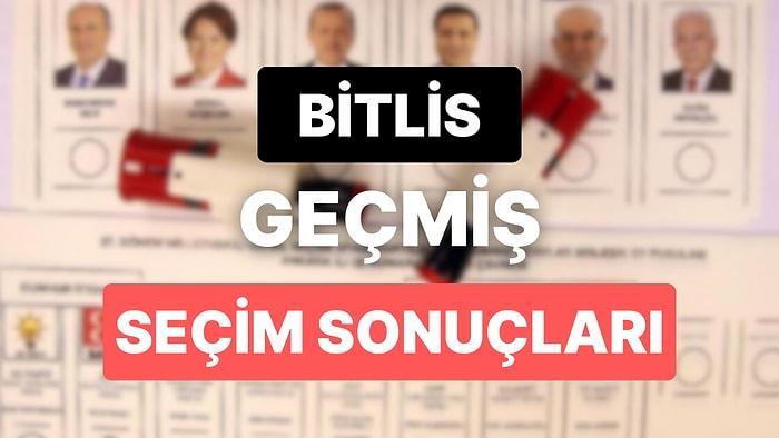 2018 Bitlis Genel Seçim Sonuçları: Bitlis Geçmiş Dönem Genel ve Yerel Seçim Sonuçları