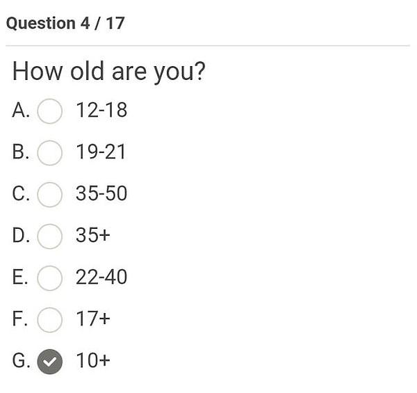 4. "Kaç yaşındasınız?"