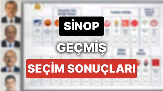 2018 Sinop Genel Seçim Sonuçları: Sinop Geçmiş Dönem Genel ve Yerel Seçim Sonuçları