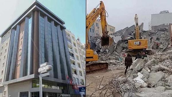 Maraş merkezli depremlerde yıkılan Adıyaman'daki İsias Otel, toplam 65 kişiye mezar olmuştu.