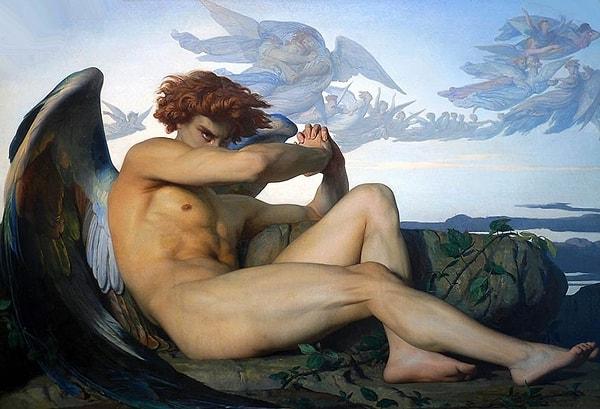 8. The Fallen Angel, Alexandre Cabanel (1847)